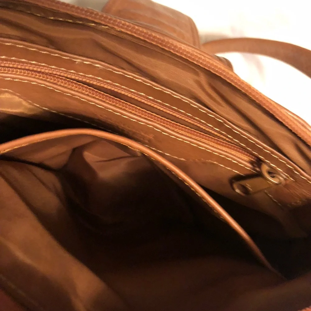 Brown Leather Crossbody Bag